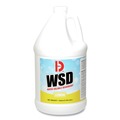 Odor Control | Big D Industries 161800 1 gal. Bottle Water-Soluble Deodorant - Lemon Scent (4/Carton) image number 0