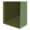 File Folders | Universal UNV14143 25-Piece Box Bottom Letter Size 1/5-Cut Tab Hanging File Folders - Standard Green image number 2