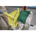 Mops | Rubbermaid Commercial FGH14600GY00 Invader Fiberglass Side-Gate 1 in. Diameter x 60 in. Wet-Mop Handle - Gray/Yellow image number 2