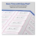 Office Jansan | Avery 22806 2 in. x 2 in. Square Labels with Sure Feed and TrueBlock - White (300/Pack) image number 6
