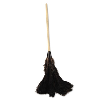 CLEANING BRUSHES | Boardwalk BWK28BK Professional 16 in. Handle Ostrich Feather Duster