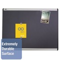  | Quartet MB547A Prestige Plus 72 in. x 48 in. Magnetic Fabric Bulletin Board - Gray/Silver image number 5