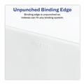 Office Jansan | Avery 01337 11 in. x 8.5 in. 25-Tab 176 to 200 Avery Style Preprinted Legal Exhibit Side Tab Index Dividers - White (1-Set) image number 2
