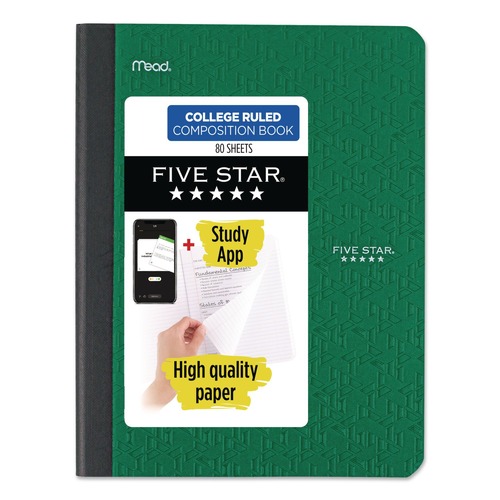 Office & Office Supplies | Five Star 850065 9.75 in. x 7.5 in. Sheets Medium/College Rule Composition Book - Randomly Assorted Cover Color image number 0