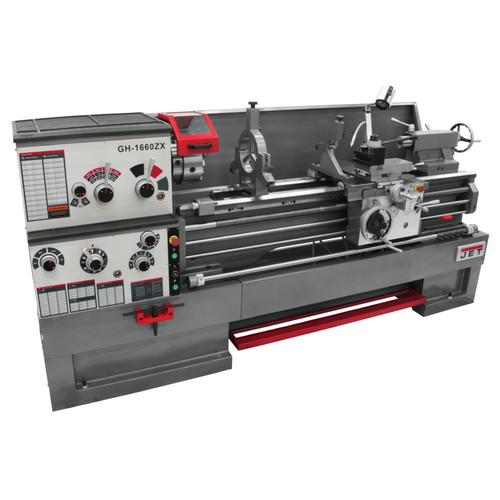 JET GH-1660ZX 16 in. x 60 in. 7-1/2 HP 3-Phase ZX Series Large Spindle Bore Lathe image number 0