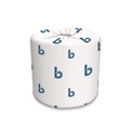 Cleaning & Janitorial Supplies | Boardwalk B6180 2-Ply Septic Safe 125 ft. Roll Length Toilet Tissue - White (96/Carton) image number 1