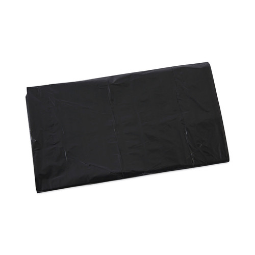 New Year New Savings! Save $25 off $150 | Boardwalk H8046HBK 40 in. x 46 in. 45 gal. 0.7 mil Linear Low Density Industrial Flat Pack Can Liners - Black (100/Carton) image number 0