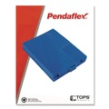 Labor Day Sale! Save $30 off $199! | Pendaflex 13542 8.5 in. x 11 in. 1/3-Cut End Tab Colored Poly Out Guides with Center Tab - Blue (50/Box) image number 3