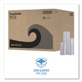 Cups and Lids | Boardwalk BWKPRTLID1 1 oz. Souffle/Portion Cup Lids - Clear (2500/Carton) image number 1
