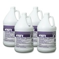 Cleaning & Janitorial Supplies | Misty 1033704 1 Gallon Bottle Neutral Floor Cleaner EP - Lemon (4/Carton) image number 0