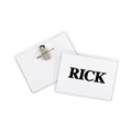 Mother’s Day Sale! Save 10% Off Select Items | C-Line 95743 4 in. x 3 in. Top Load Combo Clip/Pin Name Badge Kits - Clear (50/Box) image number 3