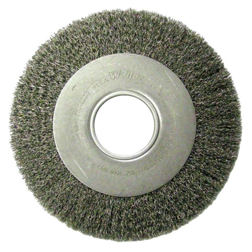 Grinding Sanding Polishing Accessories | Weiler 06110 8 in. x 1 in. Medium-Face Crimped Wire Wheel image number 0