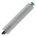 Pens | uni-ball 60386 Fine 0.7 mm VISION Stick Roller Ball Pen - Green Ink, Silver/Green/Clear Barrel (1-Dozen) image number 5