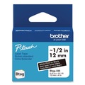 Labels | Brother P-Touch BTAG335 0.47 in. x 13.1 ft. Genuine P-Touch BTAG Label Tapes - White on Black image number 0