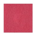 Cleaning & Janitorial Accessories | Boardwalk BWK4018RED 18 in. Buffing Floor Pads - Red (5/Carton) image number 5