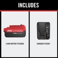 Battery and Charger Starter Kits | Porter-Cable PCC685LCK 20V MAX 4 Ah Lithium-Ion Battery and Rapid Charger Starter Kit image number 2