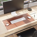 Desk Accessories & Office Organizers | Smead 64832 31.5 in. x 15.7 in. Vegan Leather Desk Pads - Brown image number 6