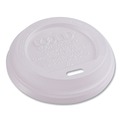 Cutlery | Eco-Products EP-ECOLID-8 EcoLid PLA Renewable/Compostable 8 oz Hot Cup Lids - White (800/Carton) image number 0