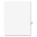Office Jansan | Avery 01417 11 in. x 8.5 in. 26-Tab Q Avery Style Preprinted Legal Exhibit Side Tab Index Dividers - White (25/Pack) image number 0