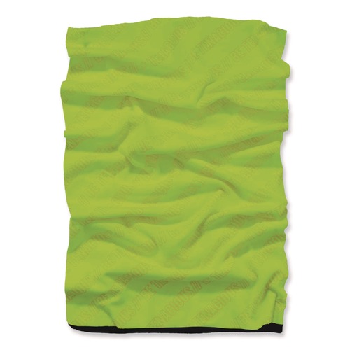 Masks | Ergodyne 42320 N-Ferno 6491 One Size Fits Most Reversible Thermal Fleece plus Poly Multi-Band - Lime image number 0