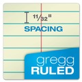 Office Jansan | Ampad 25-278 6 in. x 9 in. Steno Pads - Gregg, Green Cover/Yellow Pad (80 Sheets/Pad, 6 Pads/Pack) image number 3