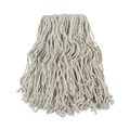 Cleaning & Janitorial Supplies | Boardwalk BWKCM02024S #24 Banded Cotton Mop Heads - White (12/Carton) image number 0