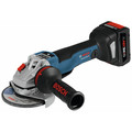 Angle Grinders | Bosch GWS18V-45PSCB14 18V EC Brushless Connected 4-1/2 In. Angle Grinder Kit with No Lock-On Paddle Switch and CORE18V Battery image number 1