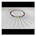 Office Jansan | uni-ball 24839 Fine 0.4 mm Stick EMOTT ever fine Porous Point Pen - Assorted Ink Colors, White Barrel (1 Set) image number 7