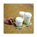 Cups and Lids | Boardwalk BWK4CUPCARRIER Four Cup Carrier Tray for 8 - 32 oz. Cups - Kraft (300/Carton) image number 8