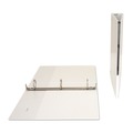 Universal UNV20972 Economy 1.5 in. Capacity 11 in. x 8.5 in. Round 3-Ring View Binder - White image number 4