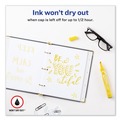 Office Jansan | Avery 08882 Broad Chisel Tip Large Desk-Style MARKS A LOT Permanent Marker - Yellow (1-Dozen) image number 5