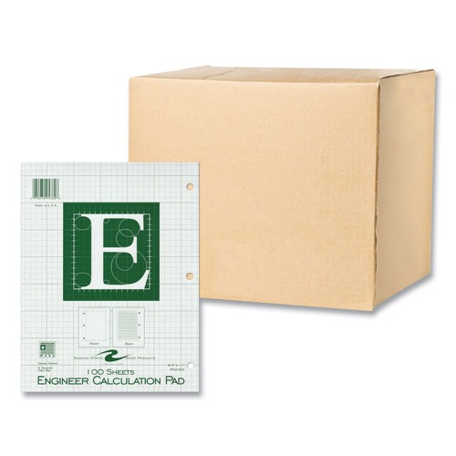 Notebooks & Pads | Roaring Spring 95382 8.5 in. x 11 in. Sheets Engineer Pad - Light Green (24/Carton) image number 0