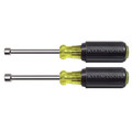 Nut Drivers | Klein Tools 630M 1/4 in. and 5/16 in. Magnetic Nut Driver Set with Cushion Grip and 3 in. Shaft image number 0