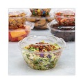Bowls and Plates | Dart CTR32BD 7 in. x 3.4 in. 32 oz. Tamper-Resistant Plastic Bowls with Dome Lid - Clear (150/Carton) image number 5