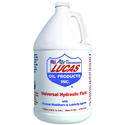 Maintenance Fluids | Lucas Oil 10017 1 Gallon Bottle Universal Hydraulic and Transmission Fluid image number 0