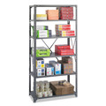  | Safco 6269 Commercial Steel Shelving Unit, Six-Shelf, 36w X 18d X 75h, Dark Gray image number 2