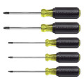 Screwdrivers | Klein Tools 19555 5-Piece TORX Cushion Grip Screwdriver Set with T15, T20, T25, T27 and T30 Tip sizes image number 0