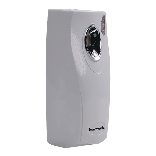 Office Jansan | Boardwalk CL7-BOARDWK 4 in. x 3 in. x 9.5 in. Classic Metered Air Freshener Dispenser - White image number 0