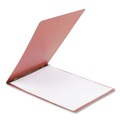 Office Jansan | Oxford 13234EE 3 in. Capacity 2-Prong Fastener Pressboard Report Cover with Reinforced Side Hinge - X-Large, Red image number 3