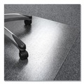 Office Jansan | Floortex ER1115223ER Cleartex Ultimat 48 in. x 60 in. Polycarbonate Chair Mat for Low/Medium Pile Carpet - Clear image number 3