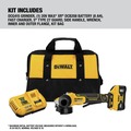 Angle Grinders | Factory Reconditioned Dewalt DCG415W1R 20V MAX XR Brushless Lithium-Ion 4-1/2 in. - 5 in. Cordless Small Angle Grinder with POWER DETECT Tool Technology Kit (8 Ah) image number 1