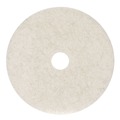 Cleaning Cloths | Boardwalk BWK4019NAT 19 in. Diameter Natural Burnishing Floor Pads - White (5/Carton) image number 1