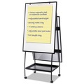  | MasterVision EA49145016 29-1/2 in. x 74-7/8 in. Creation Station Magnetic Dry Erase Board - Black Frame image number 9