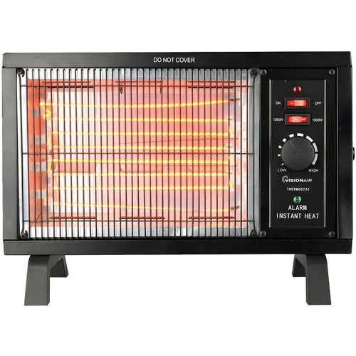 Portable Heaters | Vision Air 1VAHW11 1500/1250 Watts 11 in. Radiant Heater image number 0