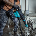Demolition Hammers | Makita GMH02PM 80V max XGT (40V max X2) Brushless Lithium-Ion 28 lbs. Cordless AWS Capable AVT Demolition Hammer Kit with 2 Batteries (4 Ah) image number 11
