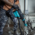 Demolition Hammers | Makita GMH02PM 80V max XGT (40V max X2) Brushless Lithium-Ion 28 lbs. Cordless AWS Capable AVT Demolition Hammer Kit with 2 Batteries (4 Ah) image number 11