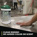 Hand Wipes | Simple Green 3810000613351 10 in. x 11 3/4 in. 1-Ply Safety Towels - Unscented (75/Canister, 6 Canisters/Carton) image number 6