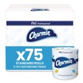 Toilet Paper | Charmin 71693 Individually Wrapped Commercial Bathroom Tissue (75/Carton) image number 1
