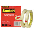 Tapes & Adhesives | Scotch 600-2P12-72 0.5 in. x 72 yds 3 in. Core Tape - Transparent (2/Pack) image number 5
