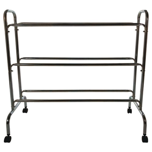 Utility Carts | Champion Sports BRC3 17 in. x 41 in. x 41 in. 132 lb Capacity Powder-Coated Ball Cart - Silver image number 0